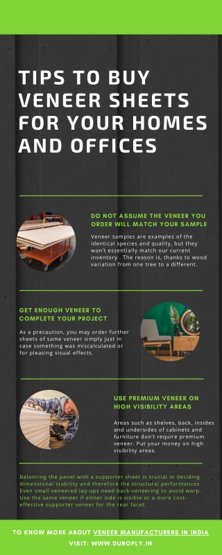 Tips to Buy Veneer Sheets For your homes and Offices