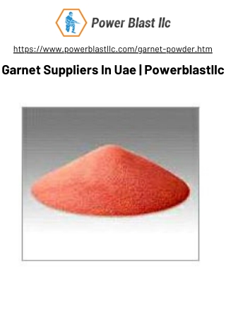 Garnet Supplier in UAE