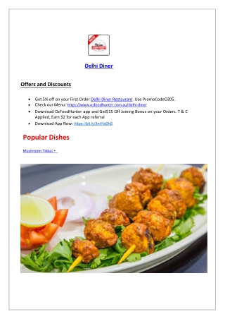 5% Off - Delhi Diner Epping Indian Restaurant, VIC
