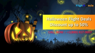 Halloween Flights & Travel Deals 2021 | Save up to 50% | Flight Uncle
