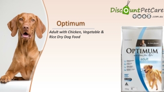 Optimum Adult Dry Dog Food With Chicken, Vegetable & Rice | DiscountPetCare