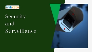 Security and Surveillance | UnikCCTV