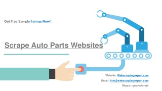 Scrape Auto Parts Websites