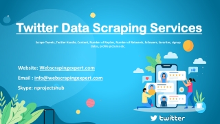Twitter Data Scraping Services