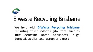 E waste Recycling Brisbane 2