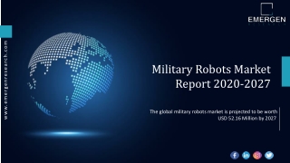Military Robots Market