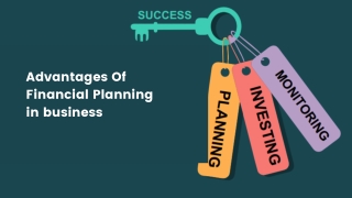 Advantages of financial planning in business