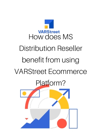 How does MS Distribution Reseller benefit from using VARStreet Ecommerce Platform