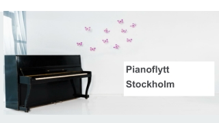 Pianoflytt Stockholm