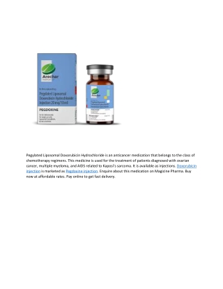 Pegdoxine injection