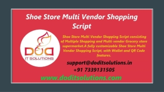Best Shoe Store Shopping Script - DOD IT Solutions
