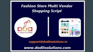 Best Readymade Fashion Store Clone Script -  DOD IT Solutions