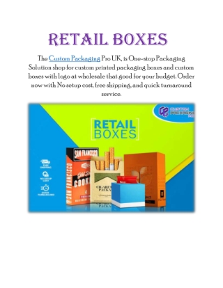 Retail Boxes