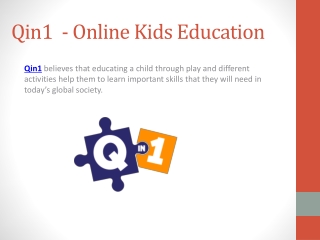 Qin1 Education - Improve child Confidence Level