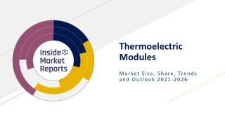 Thermoelectric Modules Market 2021-2026 Forecast