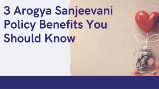 Arogya Sanjeevani Policy – Buy Affordable Health Insurance for You and Your Fami