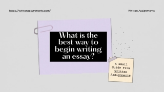 What is the best way to begin writing an essay