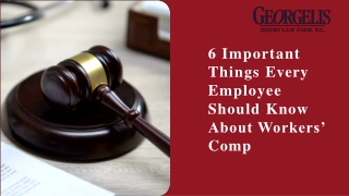 Some Of the most Important Things Every Employee Should Know About Workers’ Comp