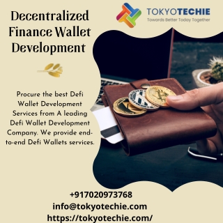 Decentralized Finance Wallet Development