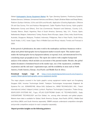 Hydrographic Survey Equipment Market