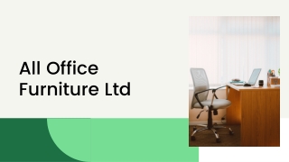 Buy Second Hand Office Furniture