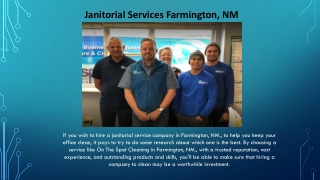 Janitorial Services Aztec, NM