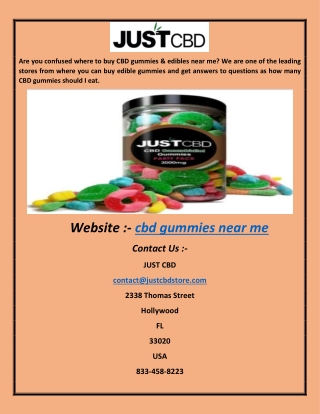 cbd gummies near me