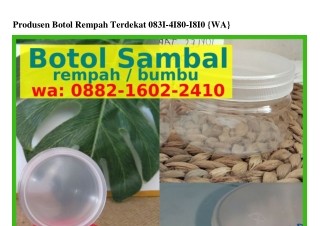 Produsen Botol Rempah Terdekat Ö8౩l–Ꮞl8Ö–l8lÖ(whatsApp)