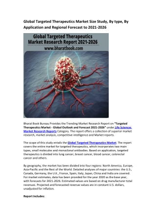 Global Targeted Therapeutics Market Size Study