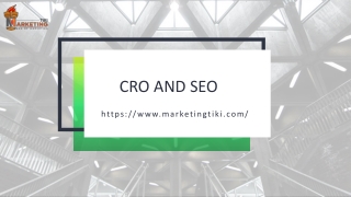 CRO and SEO