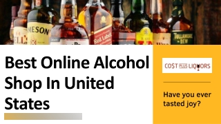 Best Online Alcohol Shop In United States