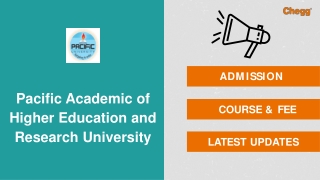 Pacific Academic of Higher Education and Research University