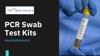 Order Professional PCR Swab Test Kits - NX Healthcare