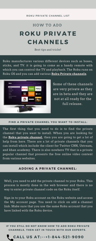 How To Add Roku Private Channels