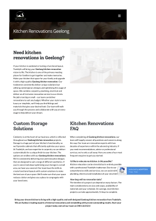 Kitchen Renovations Geelong