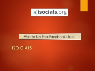 Want to Buy Real Facebook Likes