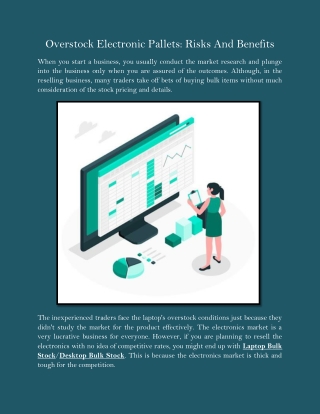 Overstock Electronic Pallets Risks And Benefits
