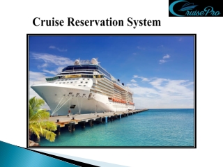 Cruise Reservation System