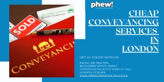 Are You Looking for Cheap Conveyancing Services in London?