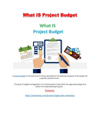 What Is Project Budget