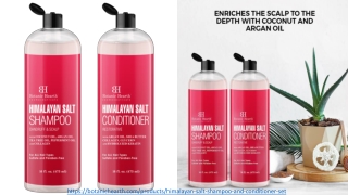 Himalayan Salt Shampoo and Conditioner Set