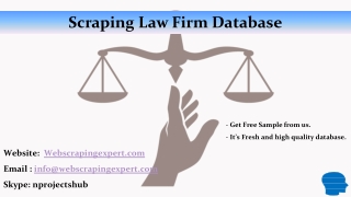 Scraping Law Firm Database