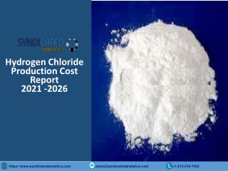 Hydrogen Chloride Production Cost Analysis PDF 2021-2026 | Syndicated Analytics