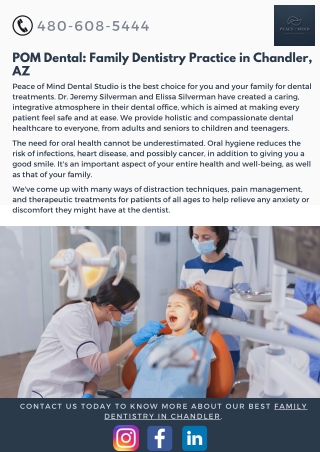 POM Dental: Family Dentistry Practice in Chandler, AZ