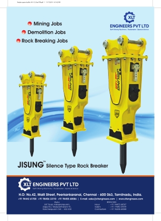 Jisung Breaker & Breaker spare Parts