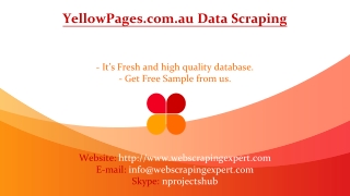 YellowPages.com.au Data Scraping