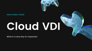 What is Cloud VDI Solution ? | Cloud VDI Pricing & Provider