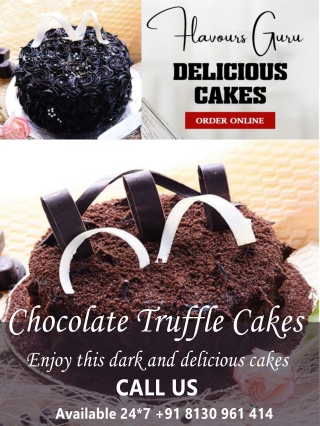 Order Delicious Chocolate Truffle Cakes Online in Delhi NCR