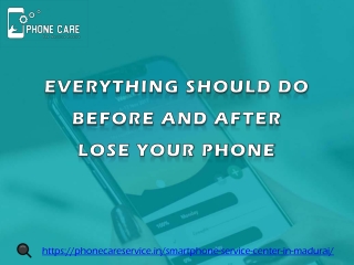 Everything Should Do Before and After Lose Your Phone