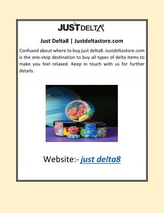 Just Delta8 | Justdeltastore.com